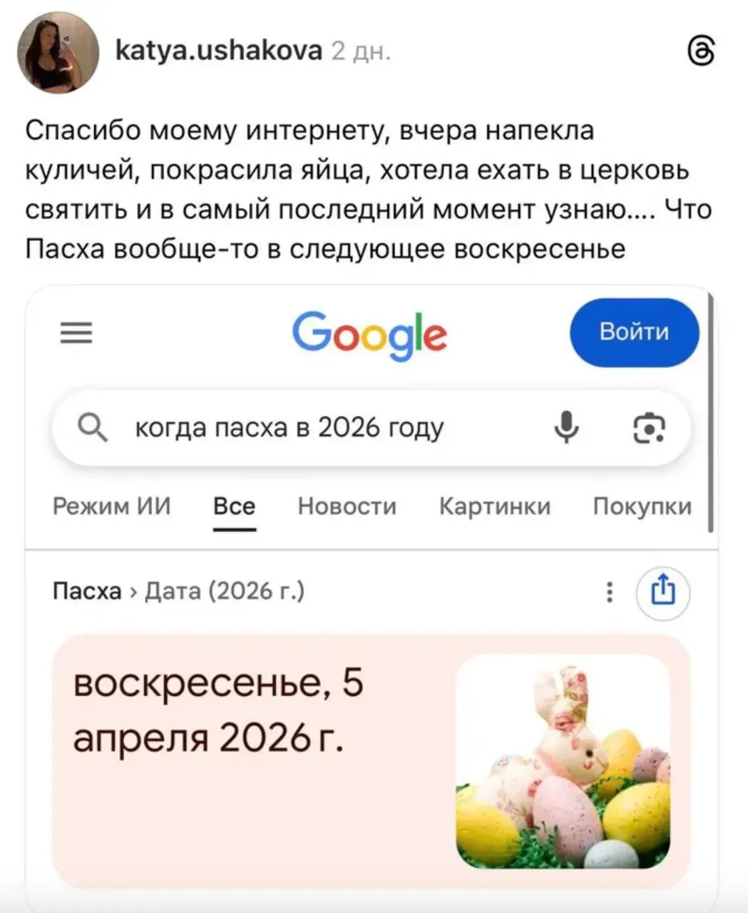 Из-за VPN россияне начали праздновать Пасху на неделю раньше