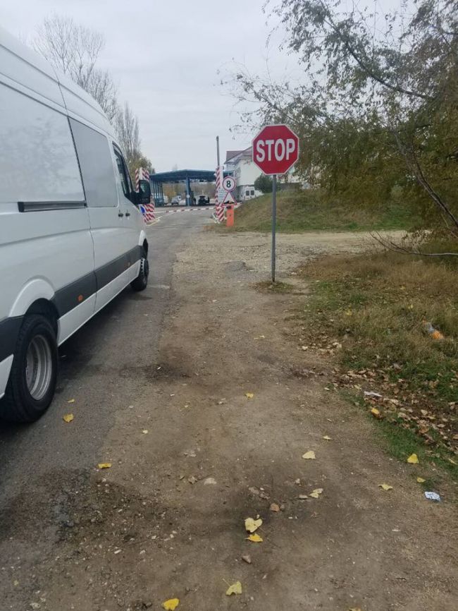 На КПП в Кагуле образовались большие пробки