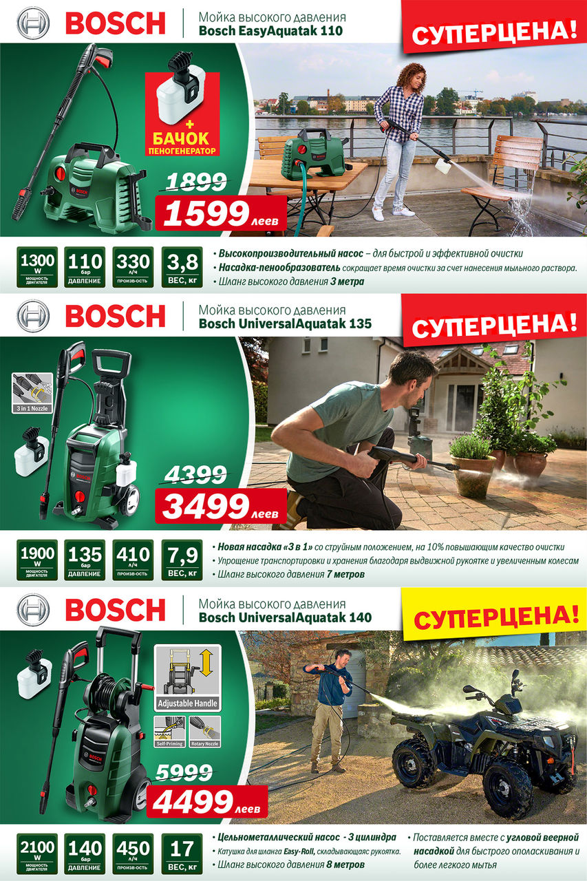 Садовая техника Bosch: осенняя уборка на даче ®