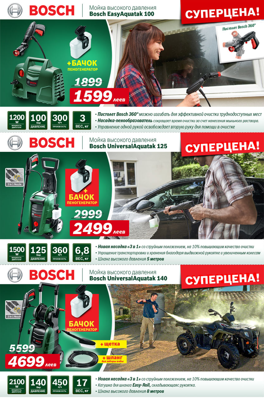 Садовая техника Bosch: весенняя уборка на даче ®