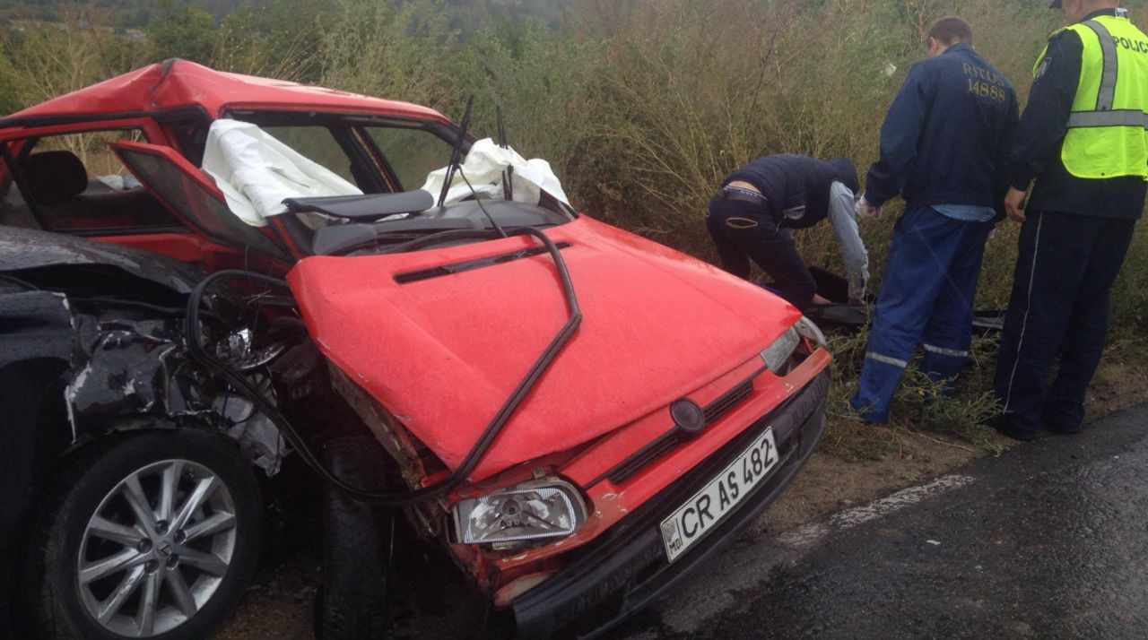 Accident în lanț în capitală. Un șofer a decedat pe loc