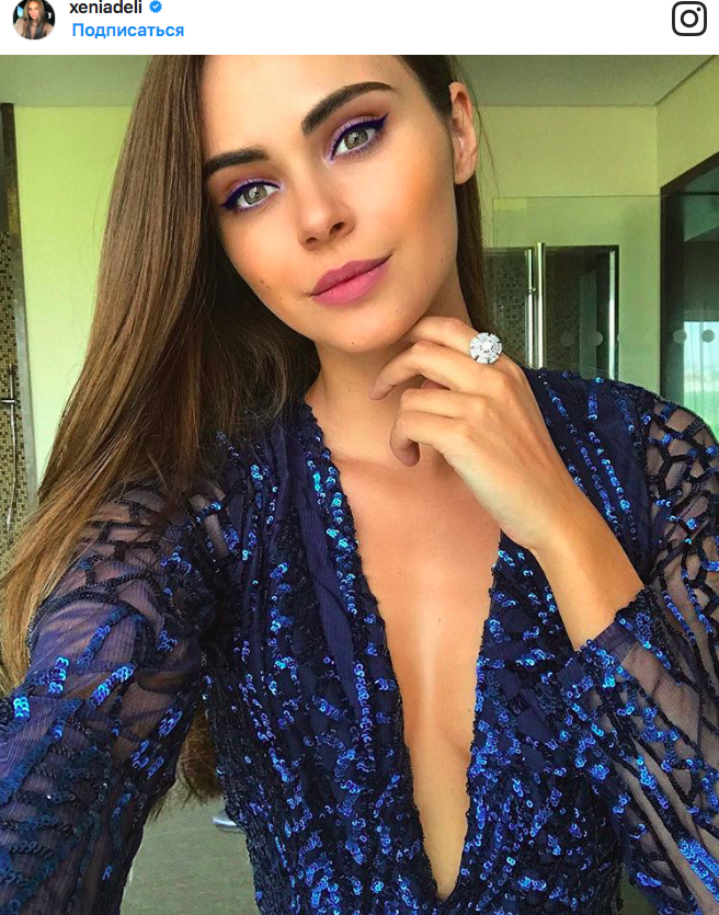 Xenia Deli, cu un decolteu care aprinde imaginația bărbaților