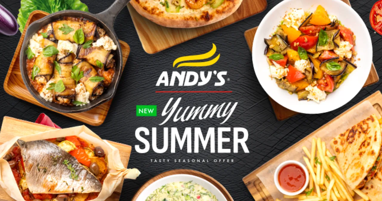 Вкусы и ароматы лета в новом меню от Andy’s