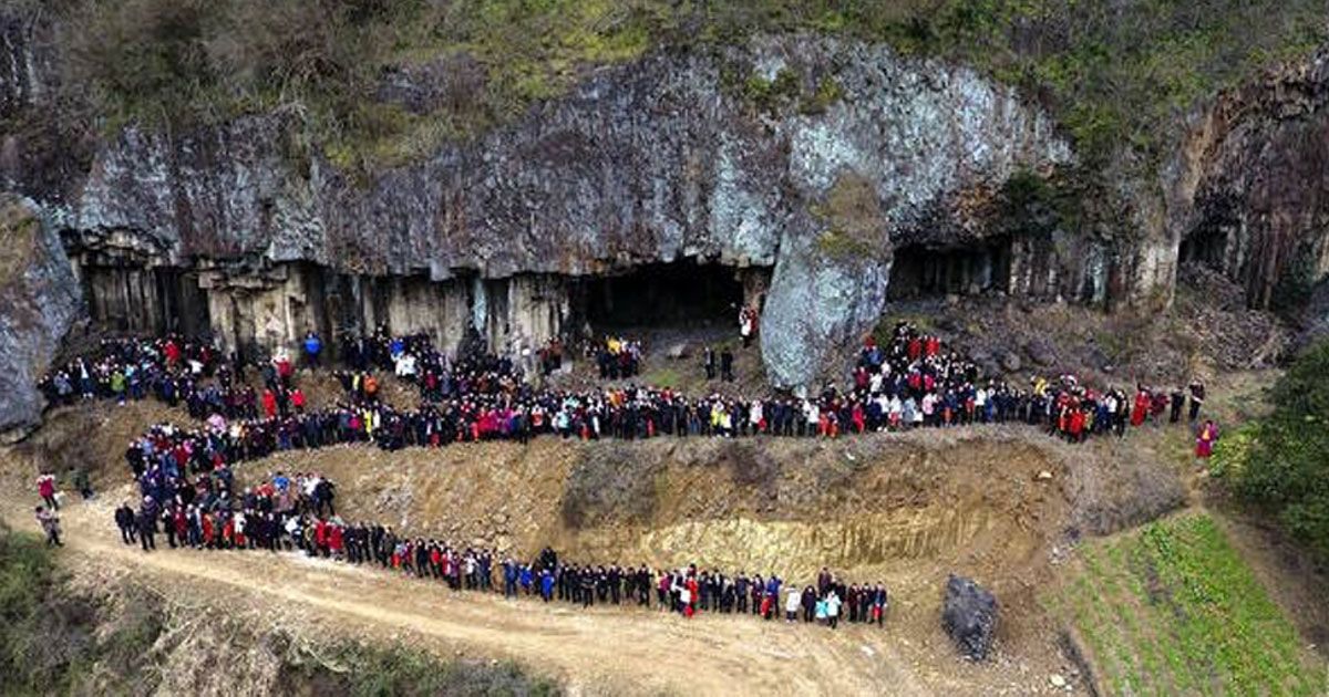В Китае 500 членов одной семьи сделали общее фото