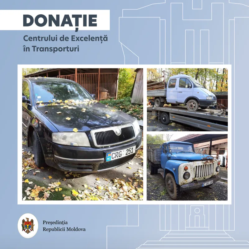 Три авто переданы в дар "Центру передового опыта" из автопарка в Кондрице
