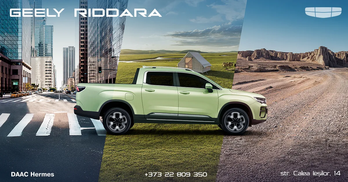 Este clipa ideală să cumpărați pick-up-ul electric Geely cu un preț promoțional excepțional