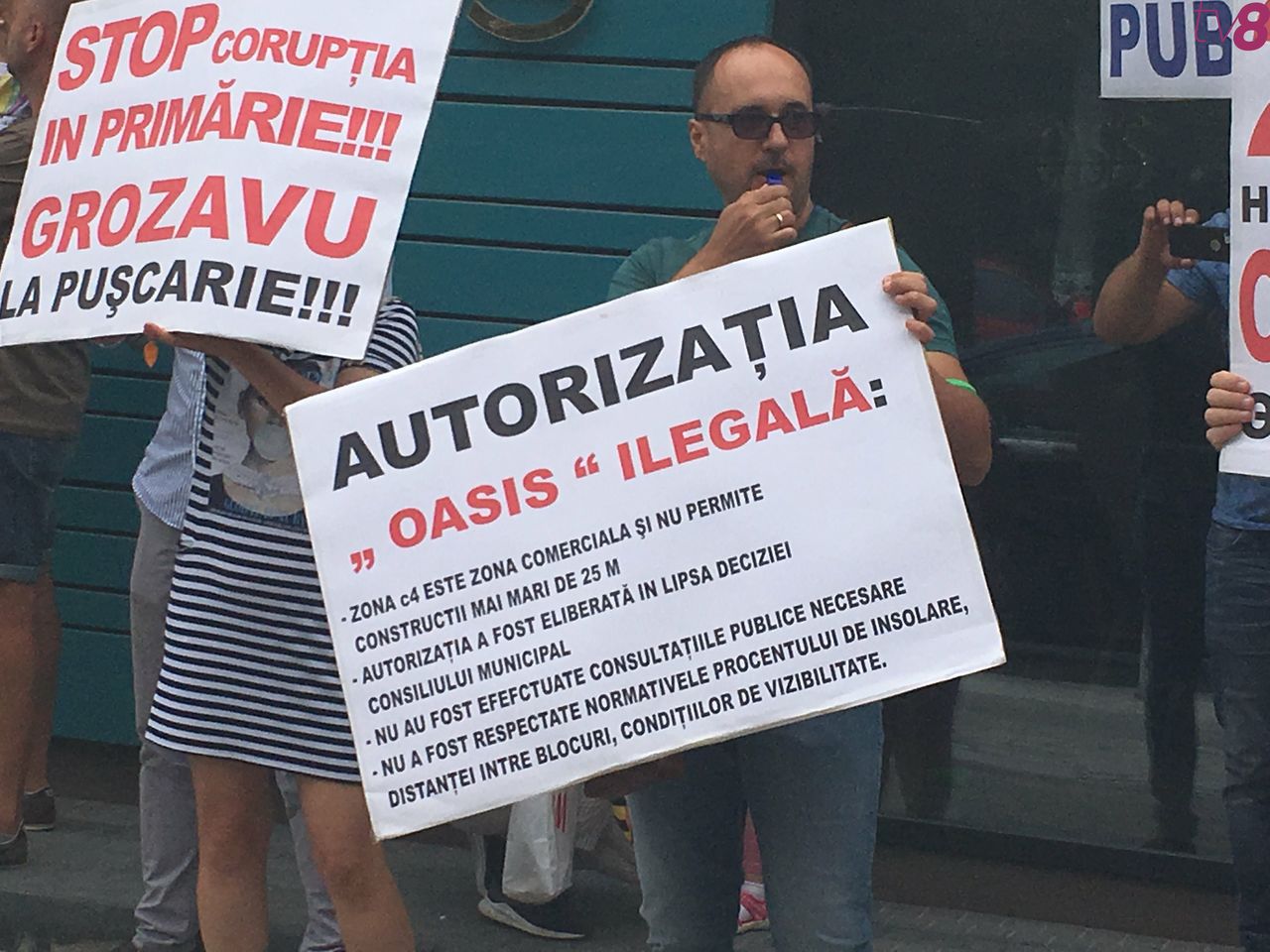В Кишиневе прошел протест против строительства жилого комплекса