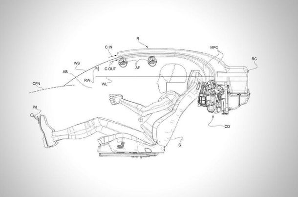 Ferrari хочет разделить лобовое стекло надвое