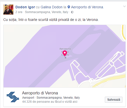 Și-a luat vacanță de o zi: Vezi unde a plecat Igor Dodon cu soția sa