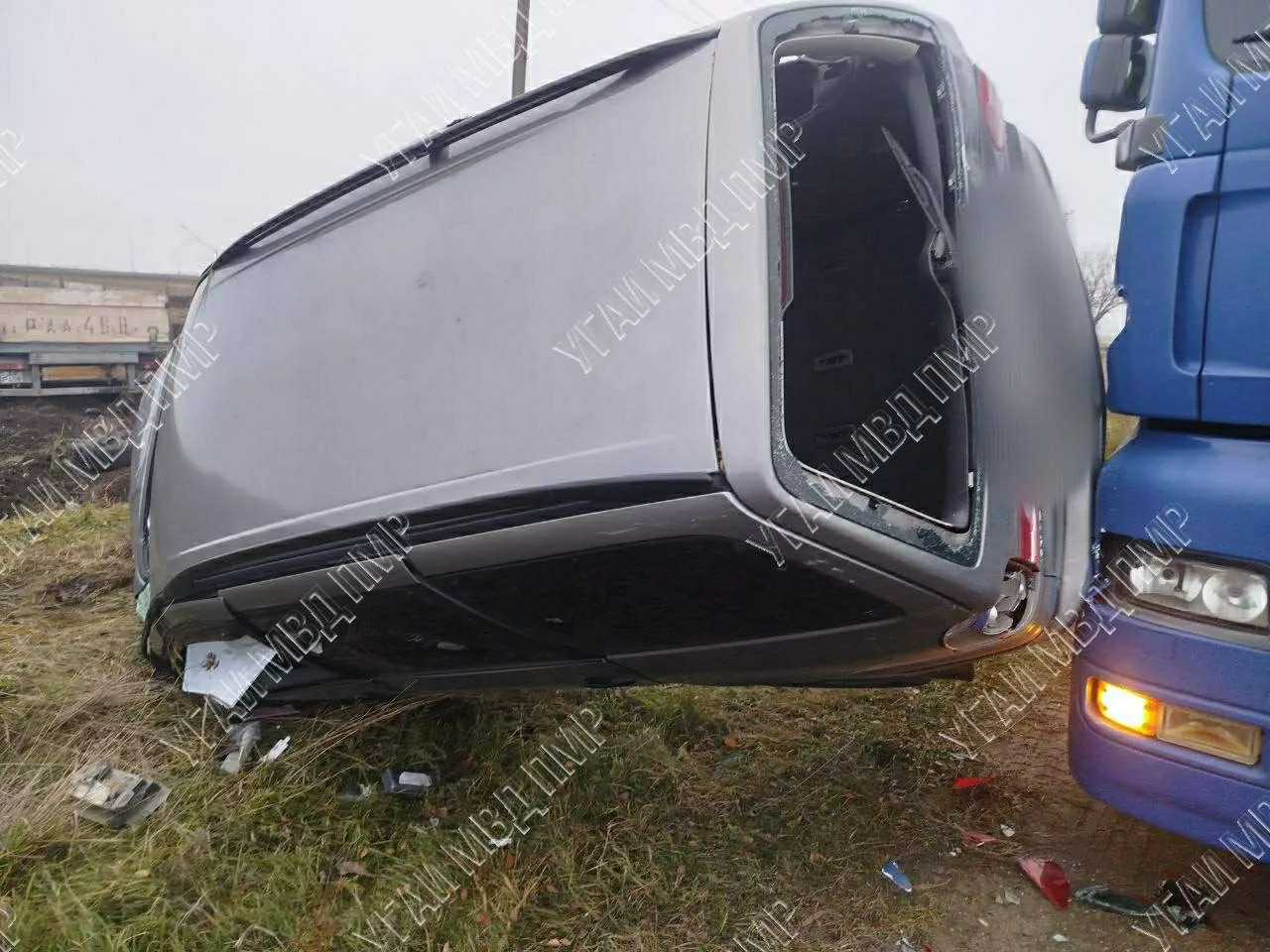 Accident rutier pe șoseaua Grigoriopol: Două persoane au ajuns la spital