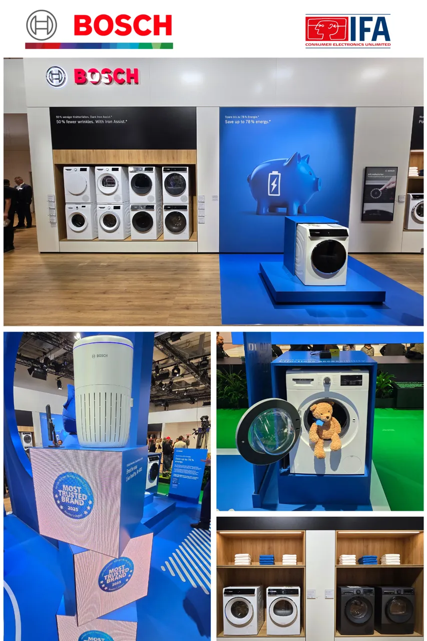 Bosch на IFA 2025-2026: Инновации, технологии и умный комфорт для вашего дома