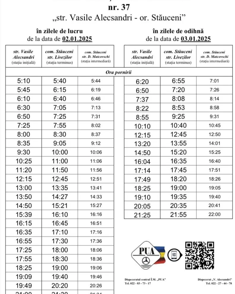 Atenție, călători: Orarul a două rute de autobuze din Capitală se modifică