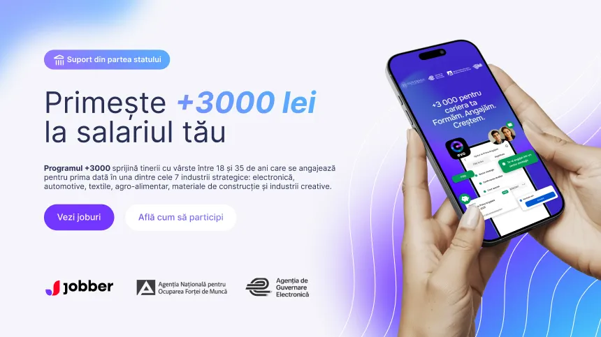 Jobber.md: Descoperă o nouă oportunitate — programul „+3000” este deja disponibil