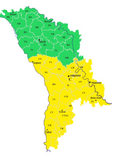 Cod galben pentru raioanele din centrul și sudul țării: Pericol de incendii de vegetație
