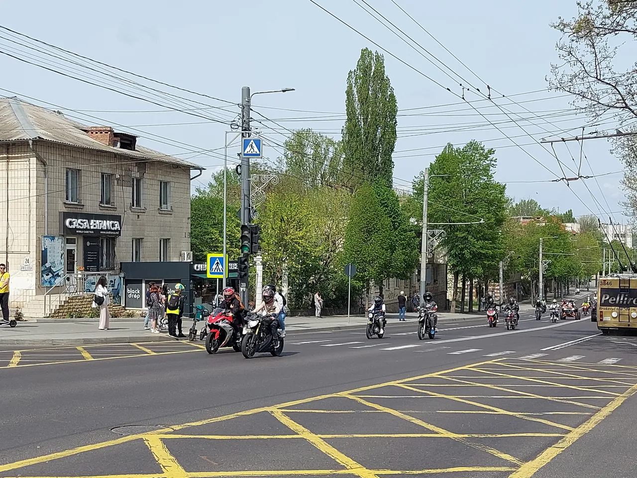 В Кишиневе состоялся парад байкеров