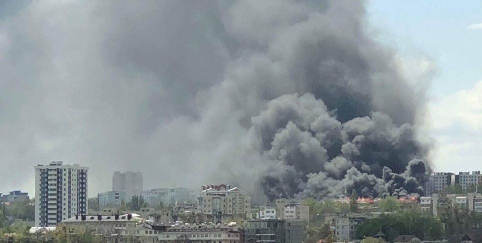 В соцсетях предположили, из-за чего произошел пожар на Телецентре