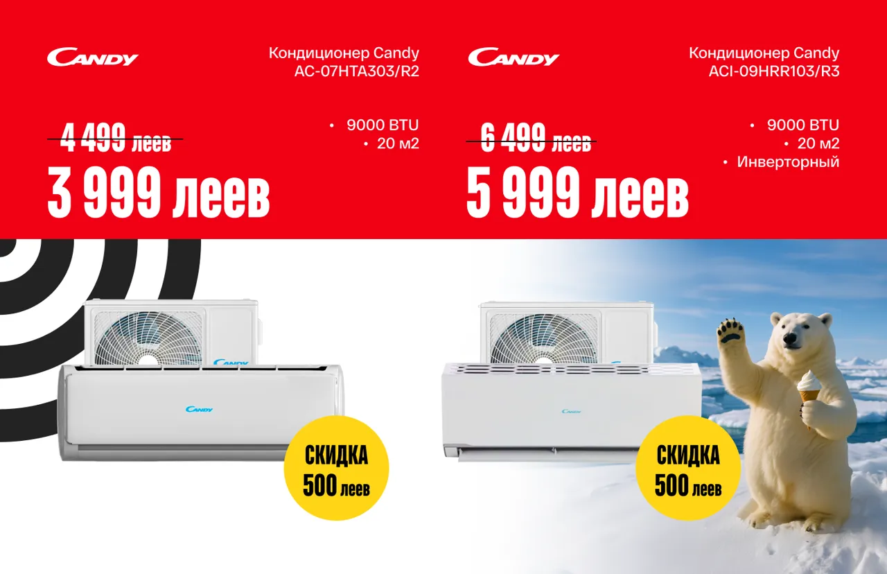 Вomba: Забудь о душных ценах - кондиционеры от 3999 леев