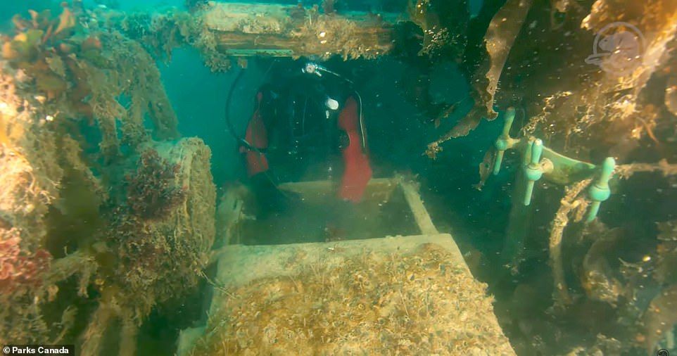 Морские археологи исследовали затонувшее 170 лет назад судно