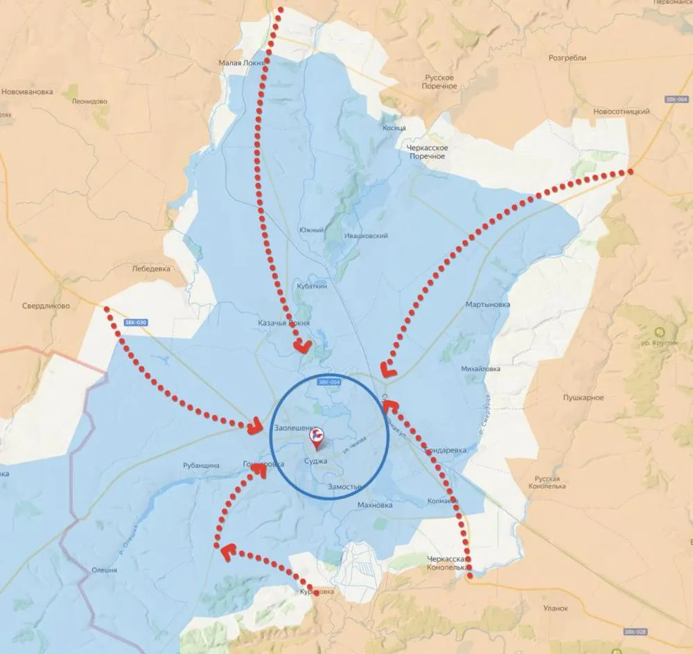 Российские войска начали наступление в Курской области