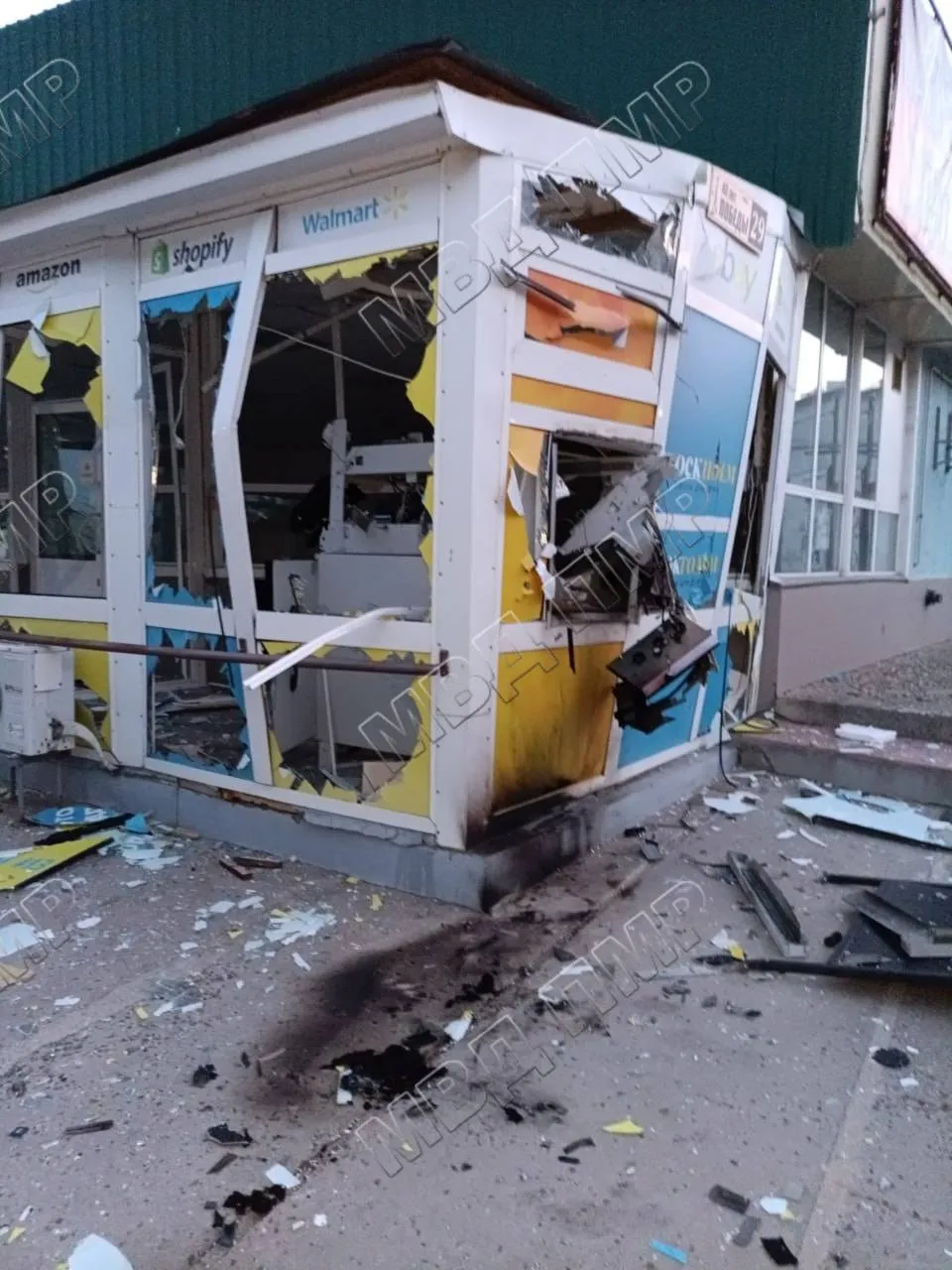 В Бендерах ночью взорвали банкомат и похитили находившиеся в нём деньги