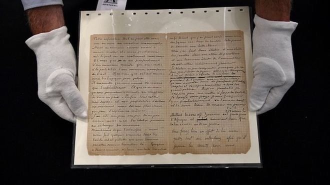 Письмо Ван Гога и Гогена о посещении борделя продали за 210 тысяч евро