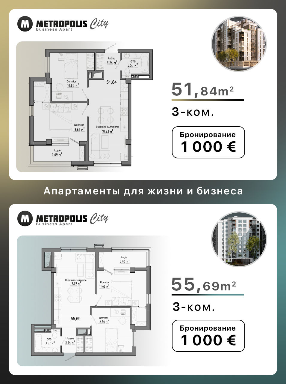 Metropolis City: Забронируй новый вид недвижимости за 1000 €