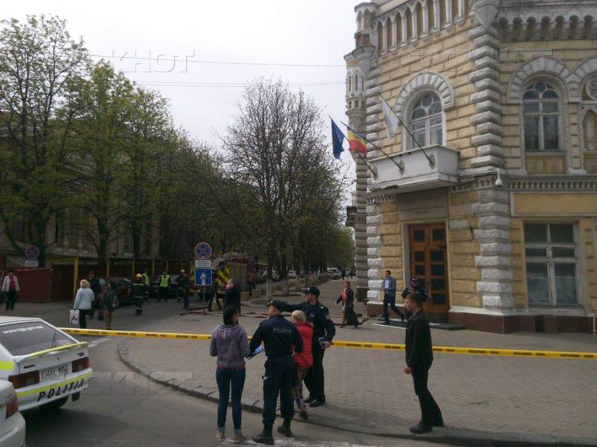 В здании примэрии Кишинева может быть заложена бомба