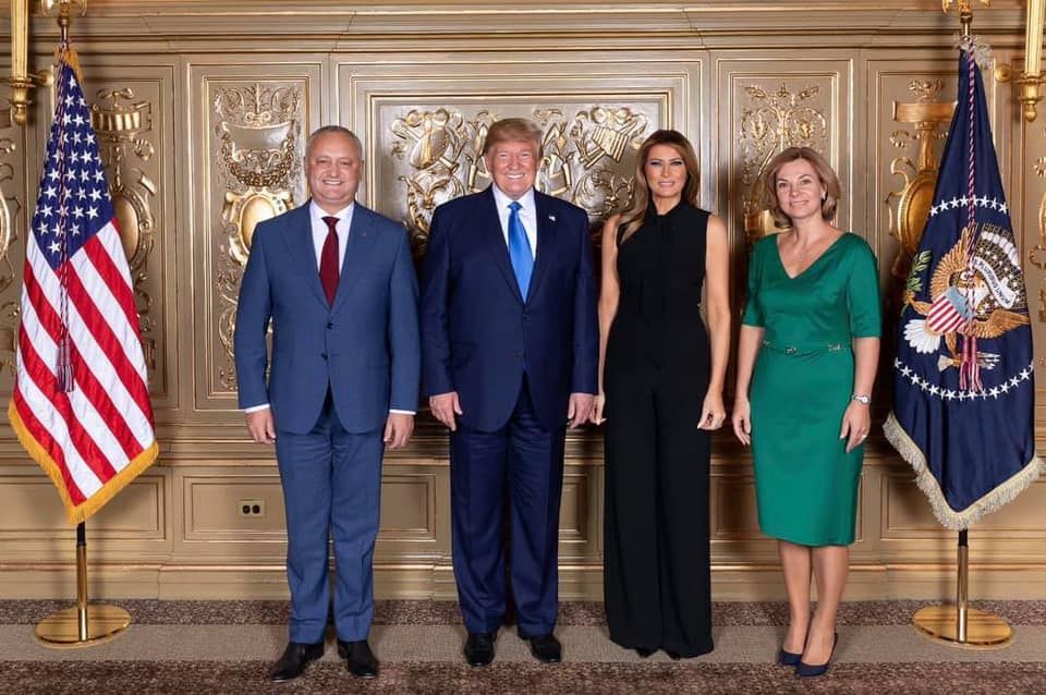 Игорь и Галина Додон встретились с Дональдом и Меланией Трамп