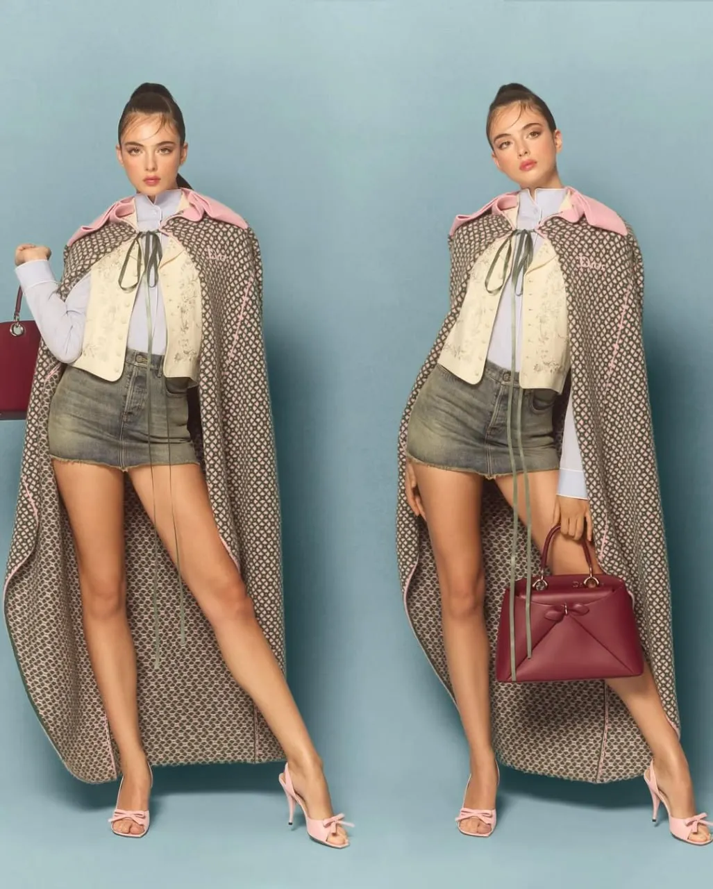 Дочь Моники Беллуччи в кукольном образе снялась для глянца