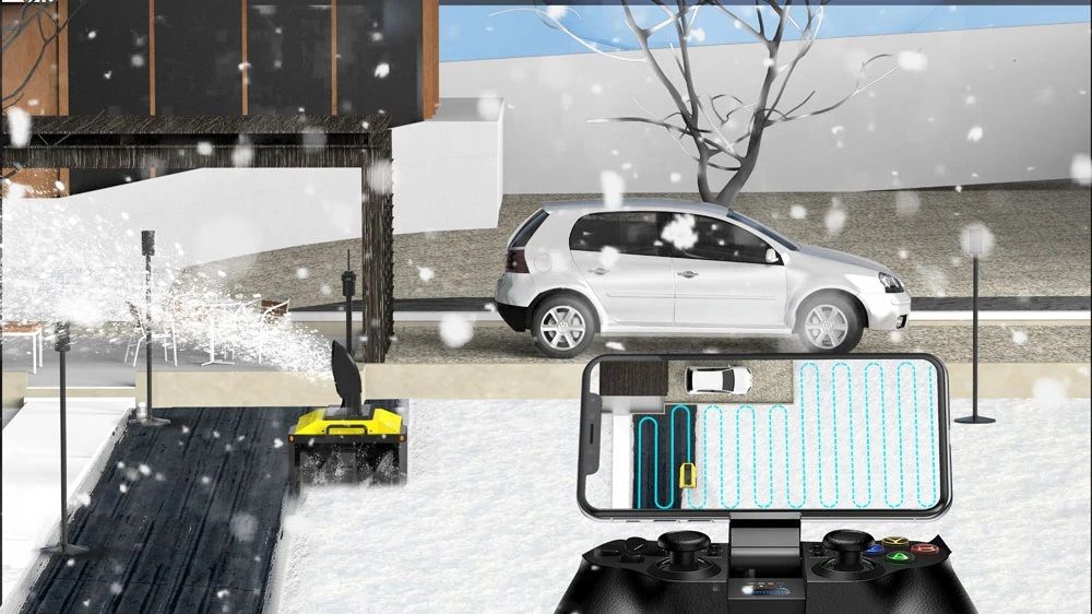 В США представлен автономный снегоуборщик Snowbol