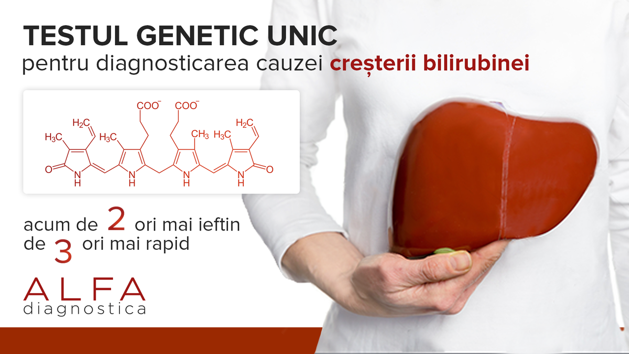 Alfa Diagnostica: Bilirubina insidioasă. E vorba de genetică ®