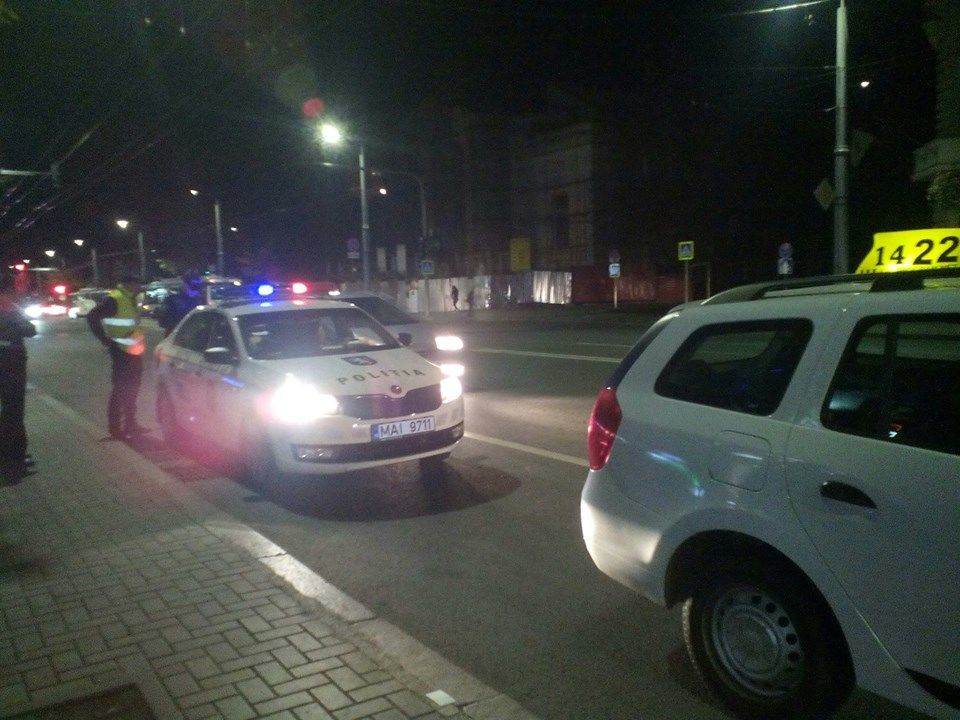 Кишиневский таксист возил пассажиров по столице в нетрезвом состоянии