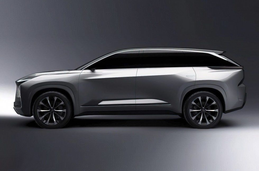 Lexus показал семиместный электрокроссовер