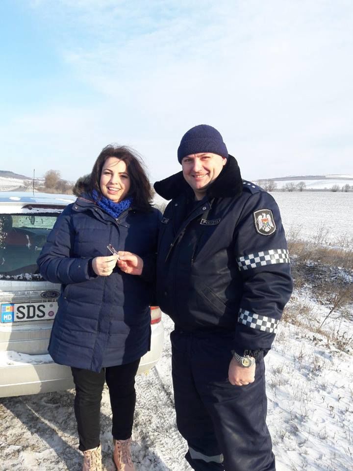 Şoferii au fost amendaţi surprinzător de către poliţişti de 1 Martie
