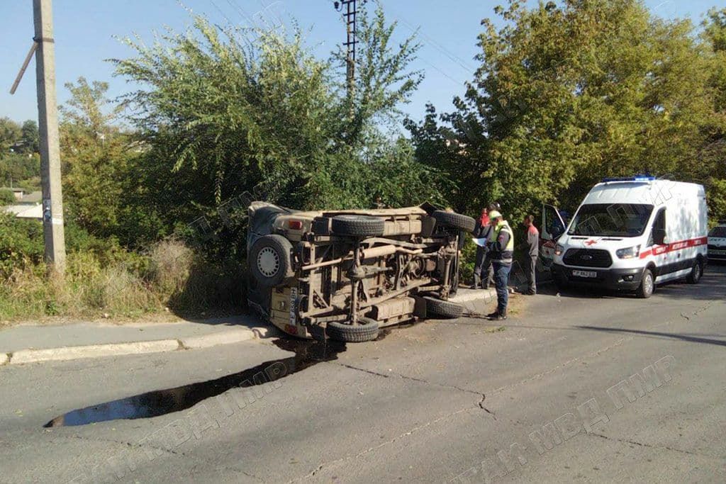 ДТП в Рыбнице: пострадал водитель УАЗа