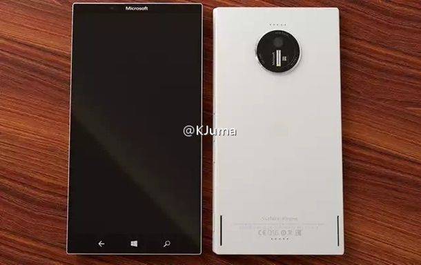 Появились первые фото нового смартфона Microsoft