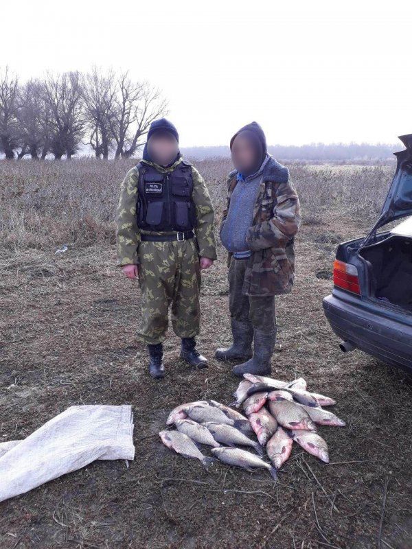 В заповеднике "Prutul de Jos" незаконно выловили 45 килограммов рыбы