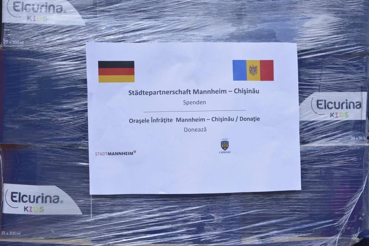Из немецкого Мангейма вновь передали партию помощи для украинских беженцев