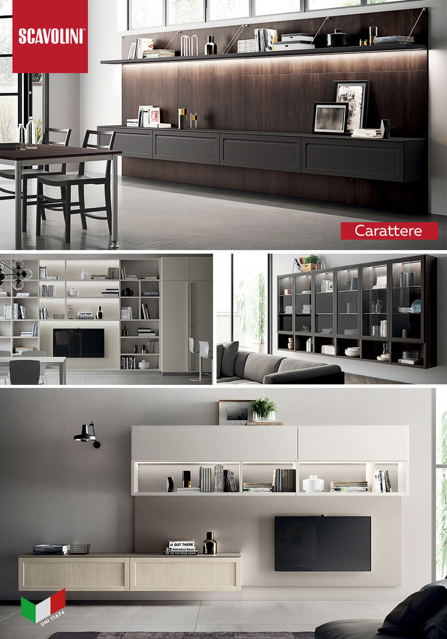 Scavolini: Итальянские гостиные - современный вкус и эксклюзивное гостеприимство