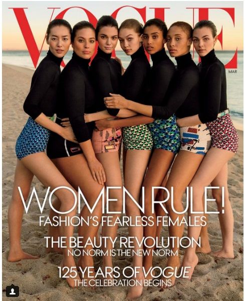 Vogue обвинили в преуменьшении размеров пышнотелых моделей