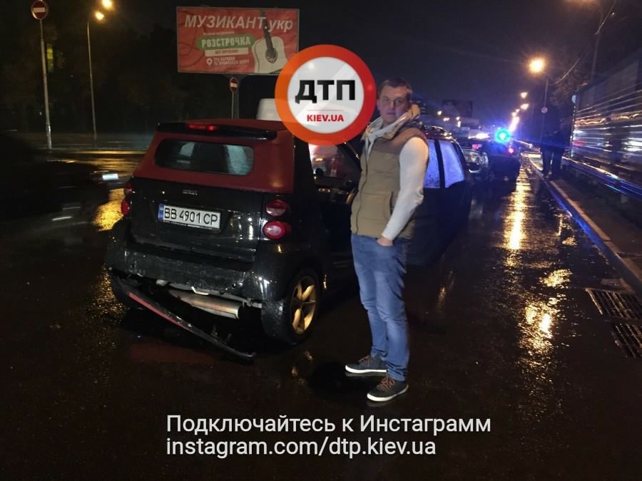 Ведущий украинской телепередачи «Орел и решка» попал в массовую аварию в Киеве