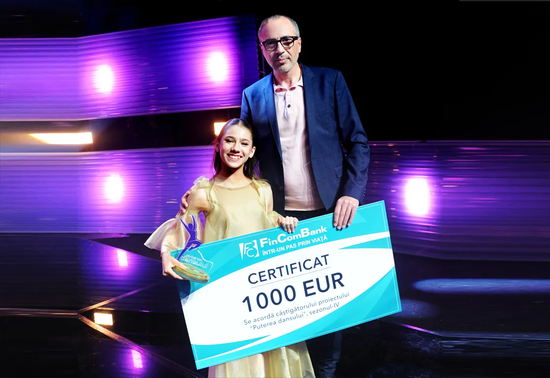 FinComBank искренне поздравляет финалистов проекта «Puterea Dansului»