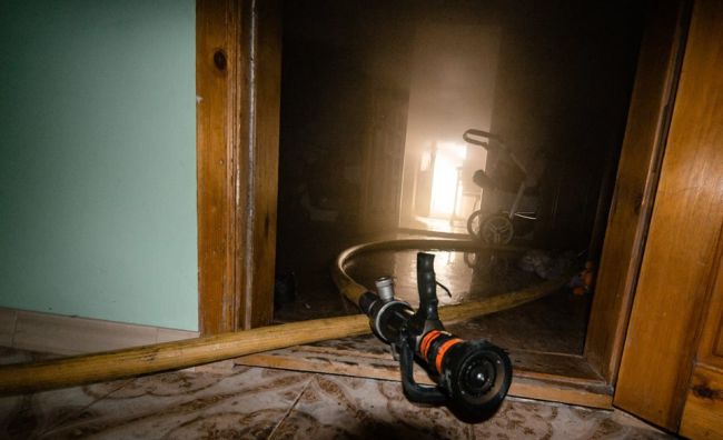 Электрообогреватель стал причиной пожара в одной из столичных квартир