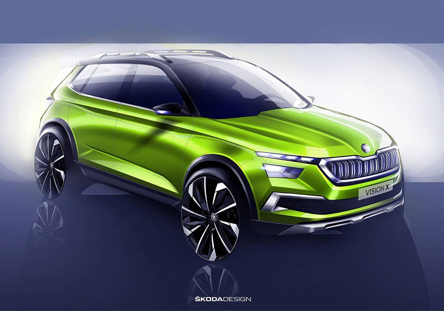 Skoda готовит кроссовер с газовым, бензиновым и электрическим двигателями
