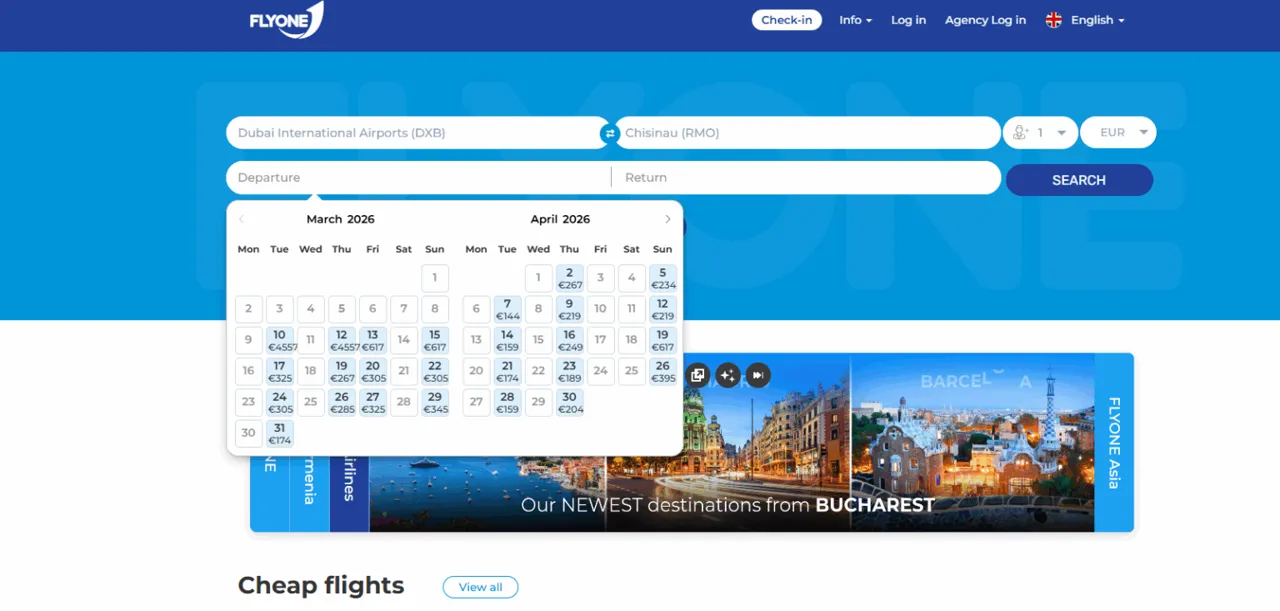 Цены на рейсы Дубай – Кишинёв взлетели до 4,5 тыс. евро на фоне войны