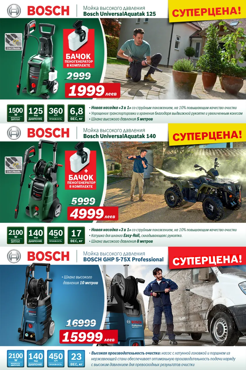Bosch Siemens: Осенний сезон на даче - лучшие цепные пилы