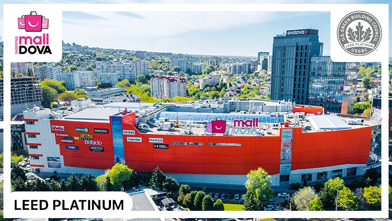 Shopping MallDova и MallDova Centre получили сертификацию LEED Platinum