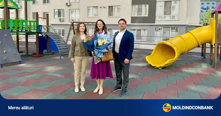 Победительница акции «Реализуй свою мечту с Visa и Moldindconbank» получила ключи от квартиры