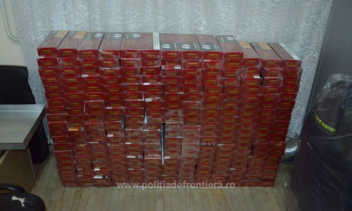 Пограничники Румынии нашли у молдаванина 7 400 пачек контрабандных сигарет