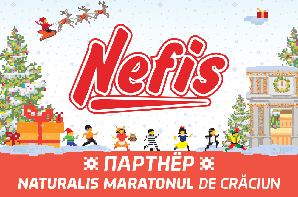 Собери вкуснейшие сладости от Nefis на забеге Naturalis Maratonul de Crăciun 2017